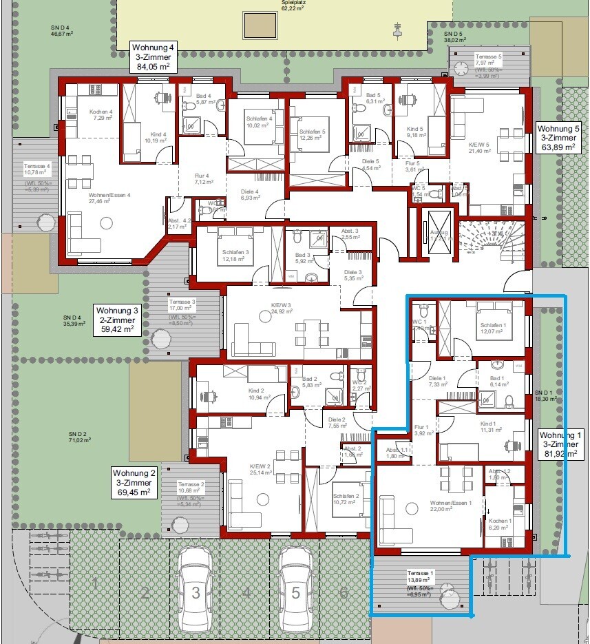 Grundriss_EG_Haus D_WHG Nr. 1