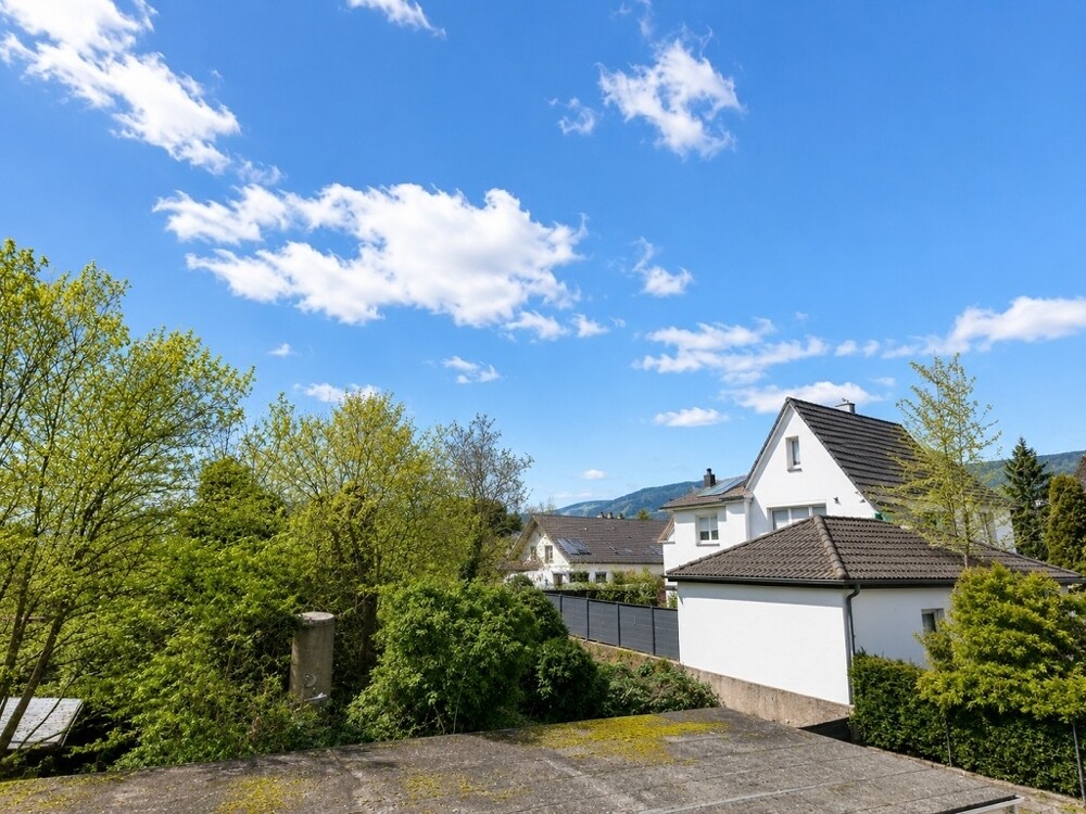 Blick vom Balkon