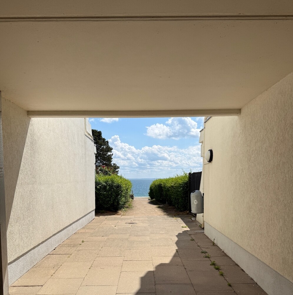 Weg vom Haus zum Strand