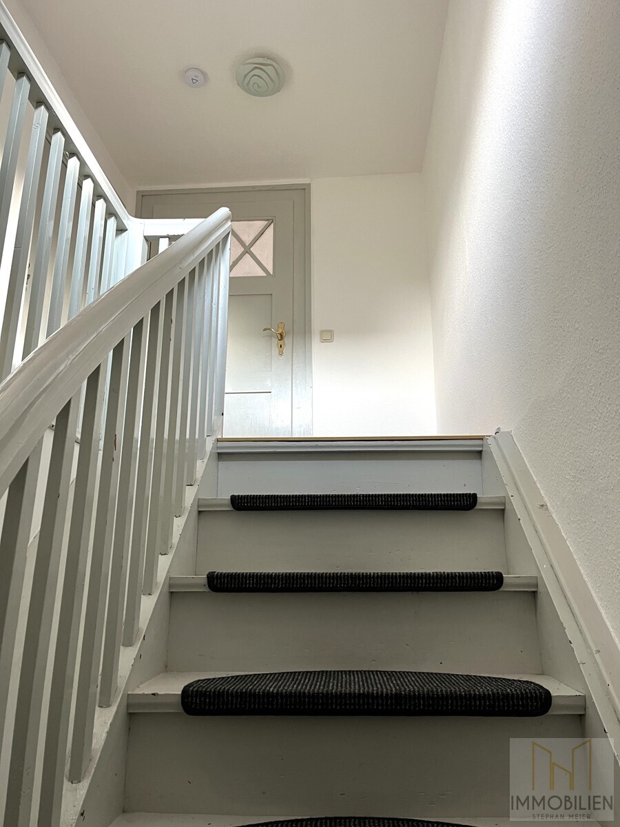 Treppe zum Dachgeschoss