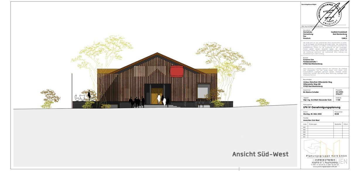 Ansicht Süd-West