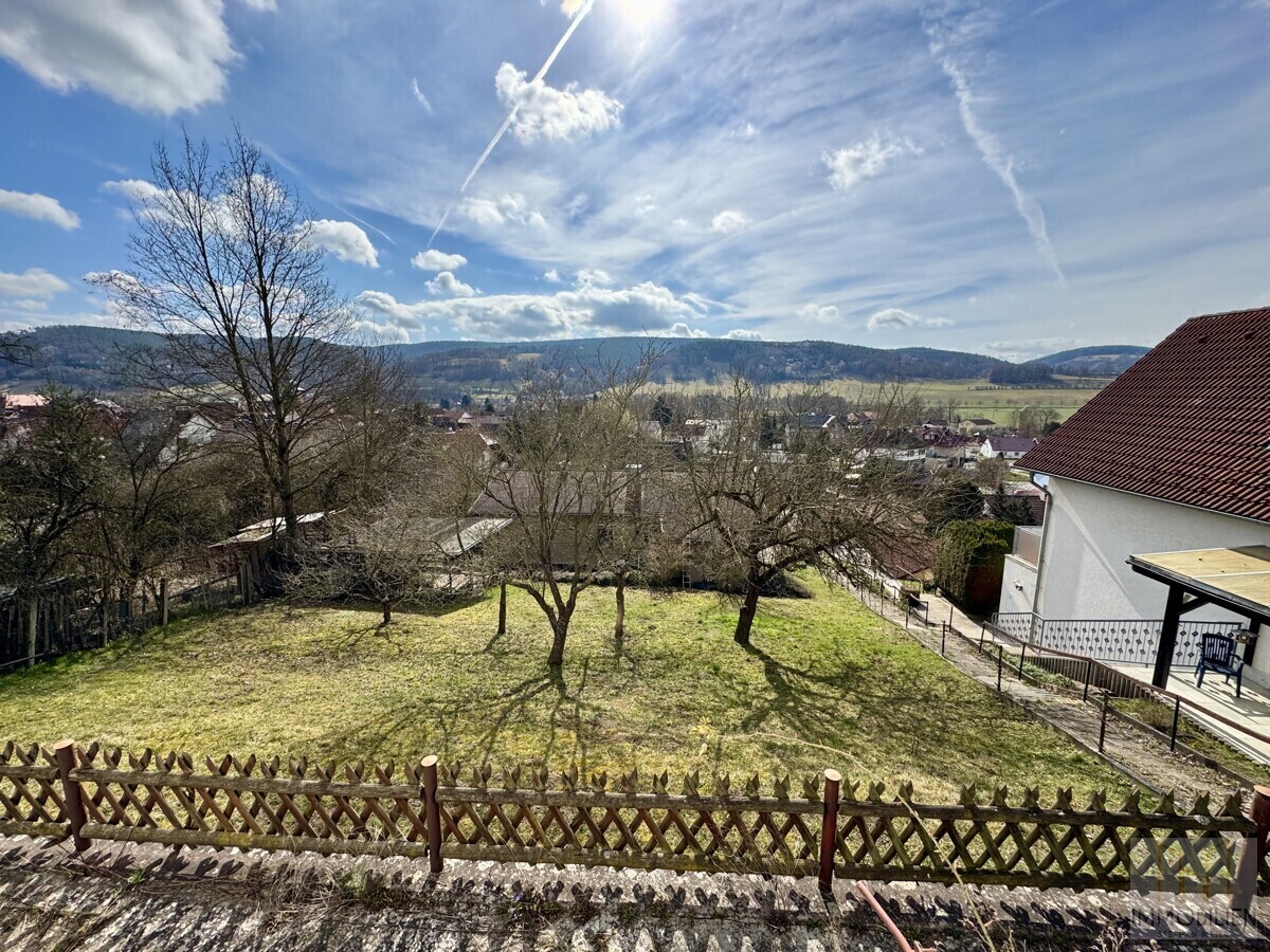 EG: Blick aus dem Wohnzimmer