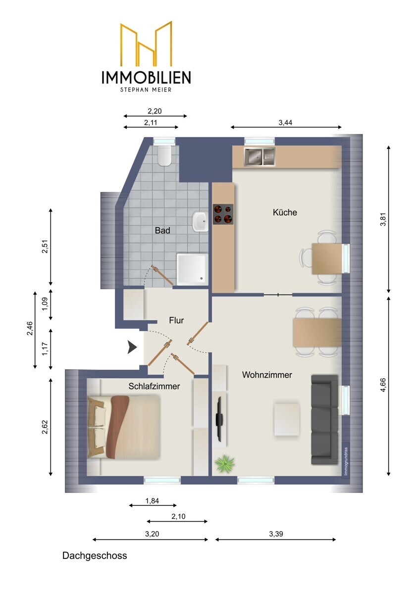 Grundriss Obergeschoss
