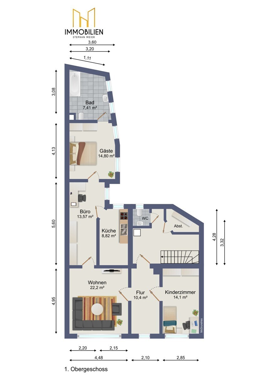 Grundriss 1. OG