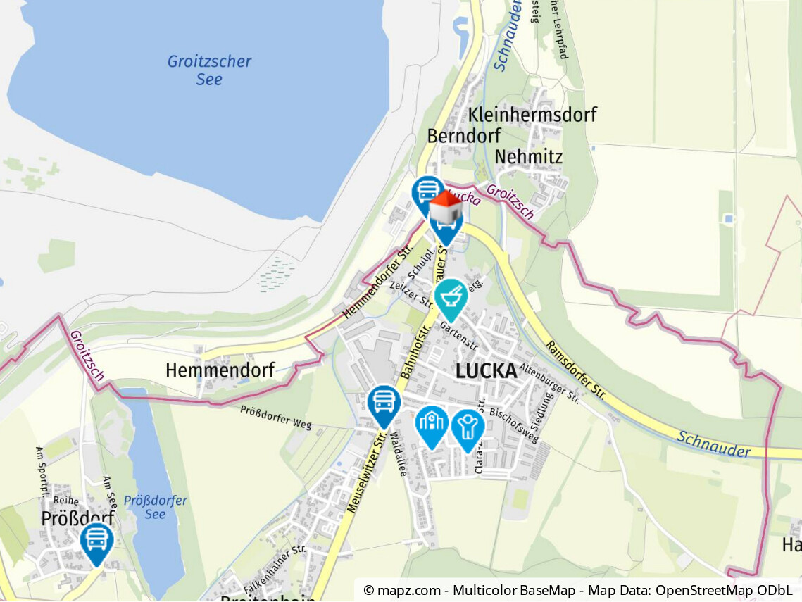 Geolyzer Kartenausschnitt
