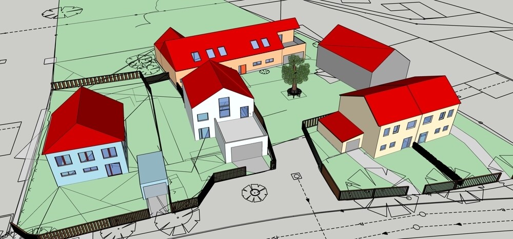 Ansicht Straße Visualisiert
