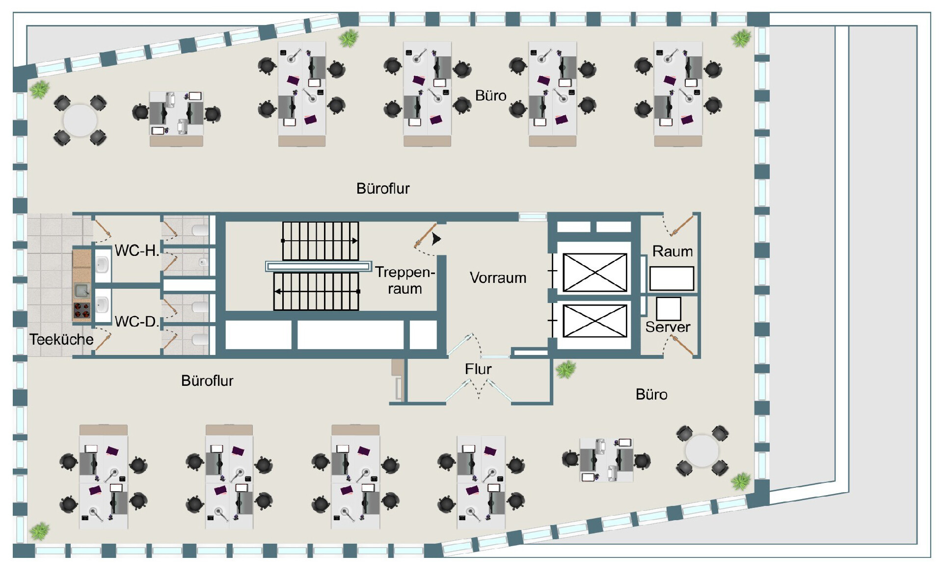 8. - 10. Obergeschoss