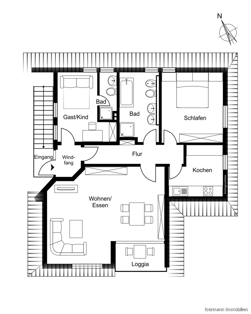Grundriss Dachgeschoss