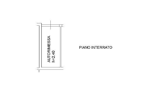 pianta garage