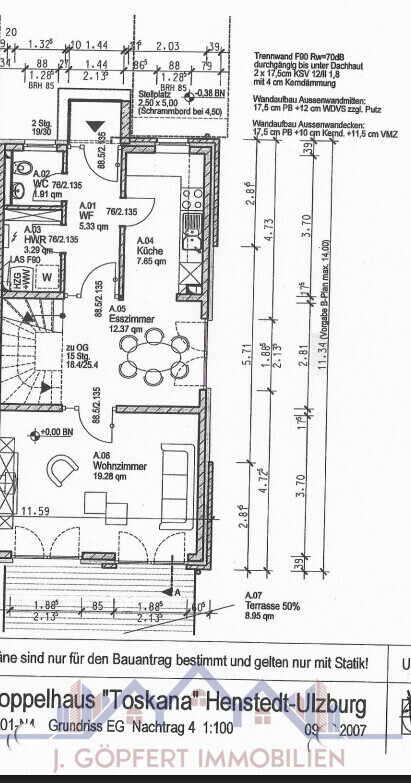 Grundriss Erdgeschoss Henstedt Ulzburg