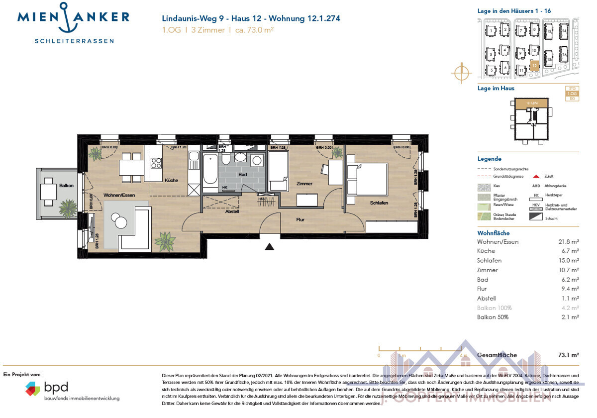 Grundriss Mien Anker 12.1.274 Snippi