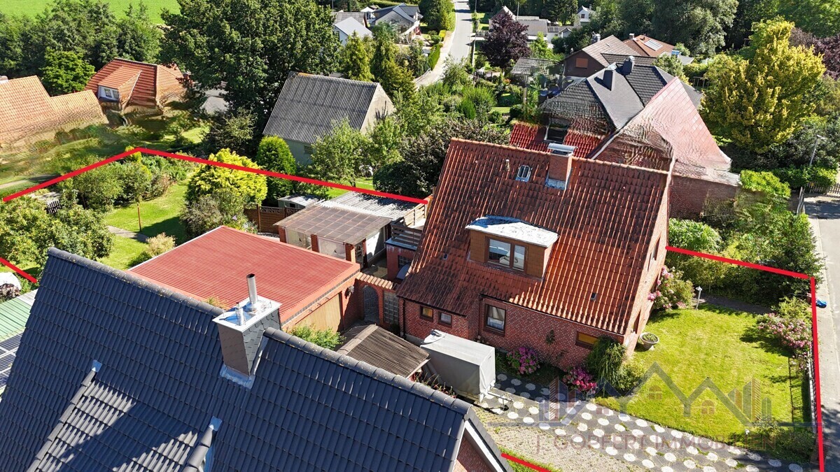 Grundstückseinzeichnung Sandbek