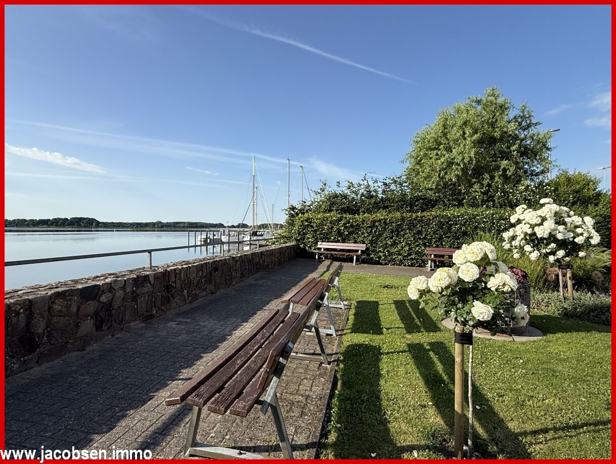 Sitzplatz am Hafen
