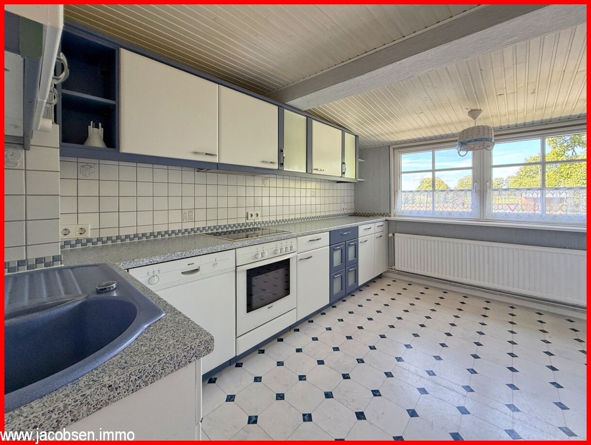 Küche im Dachgeschoss