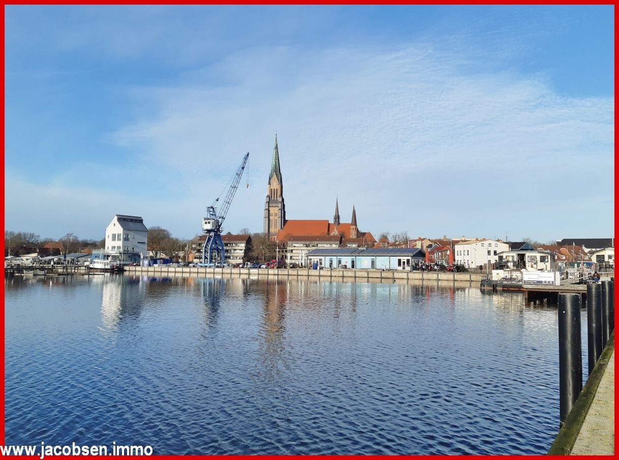 Blick von der Hafenanlage
