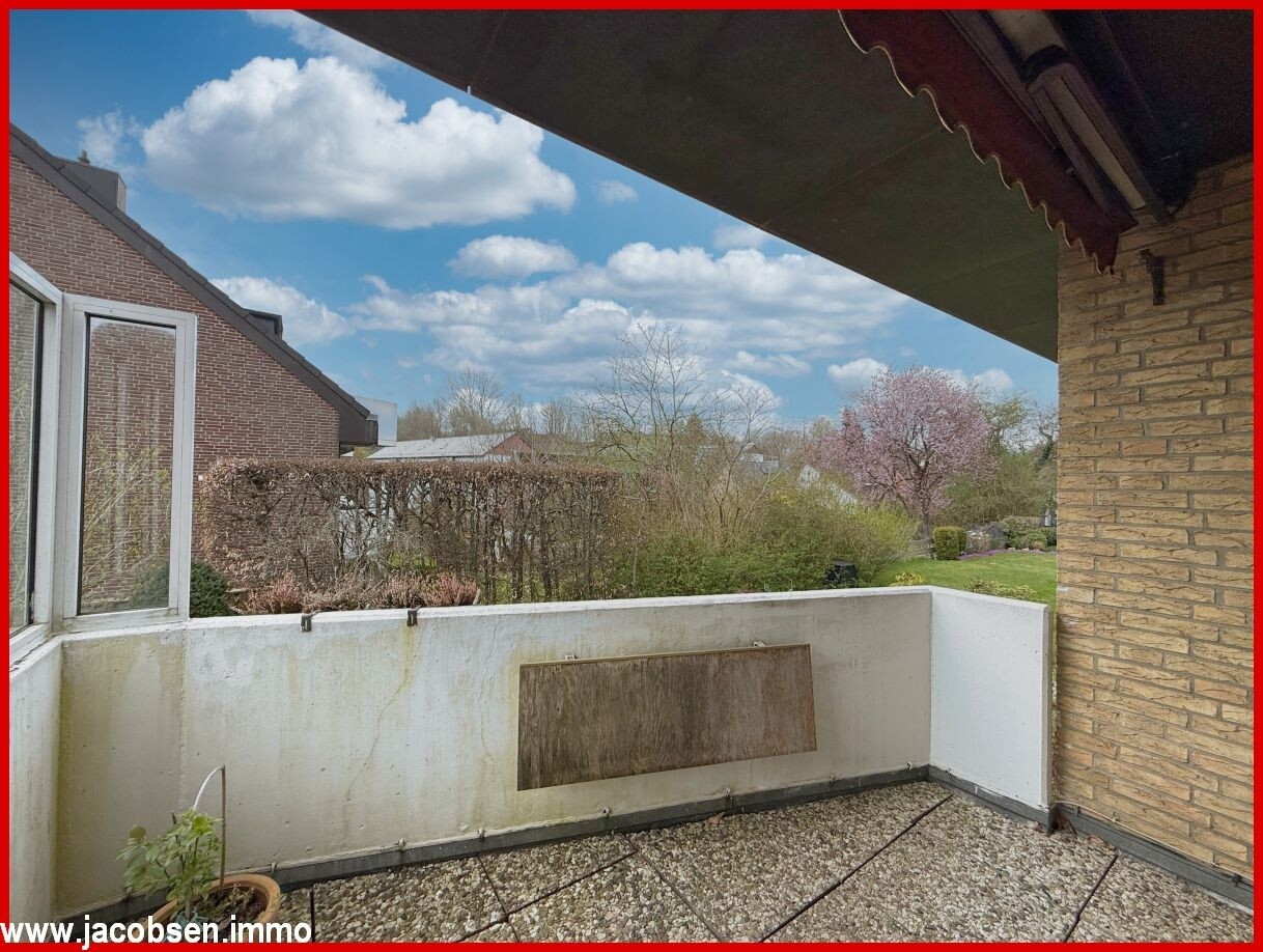 Balkon im Erdgeschoss