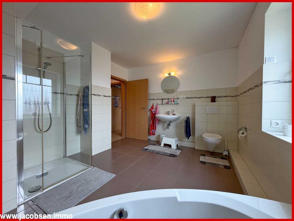 Badezimmer im Dachgeschoss