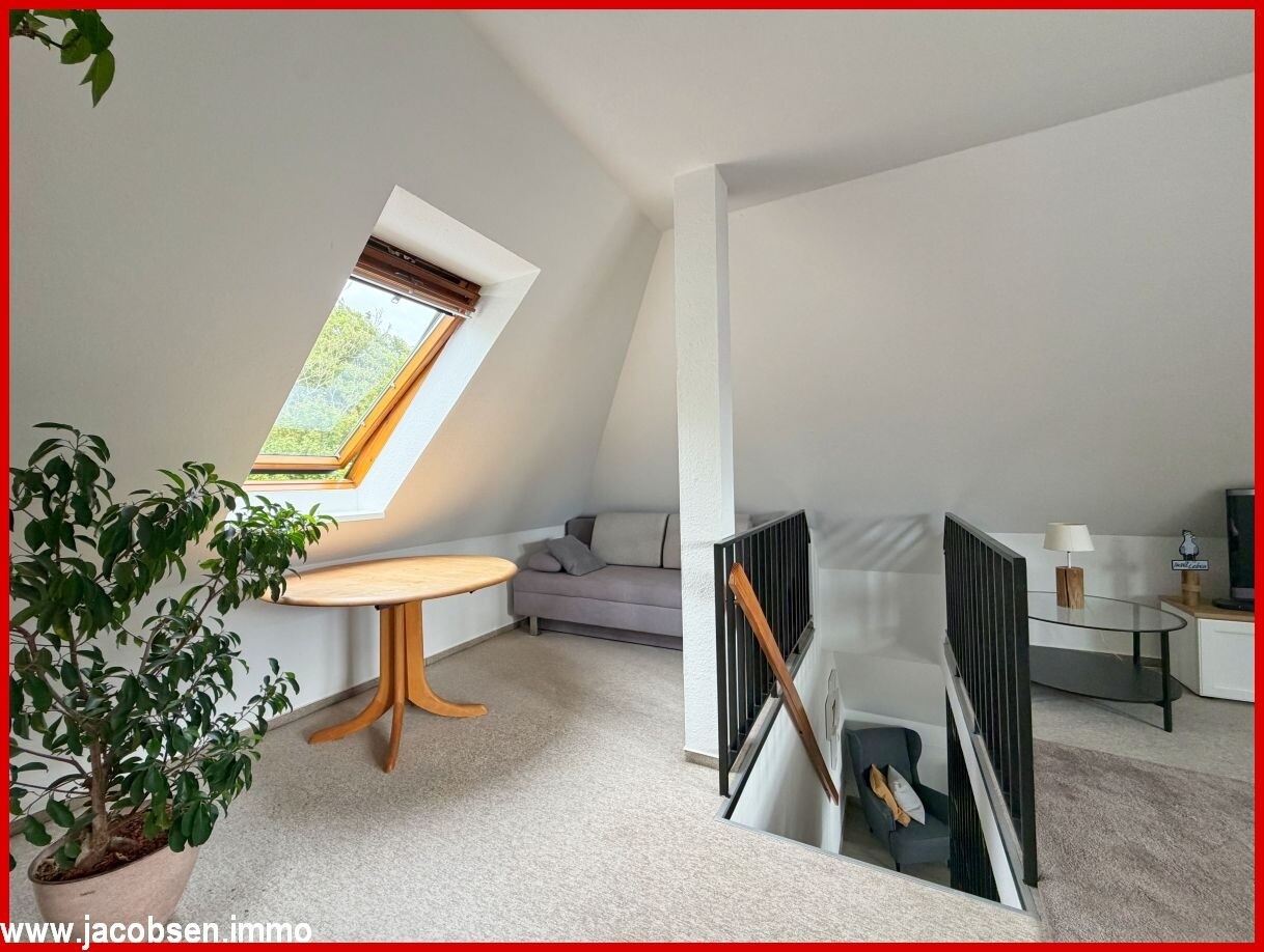 Schlafzimmer im Spitzboden
