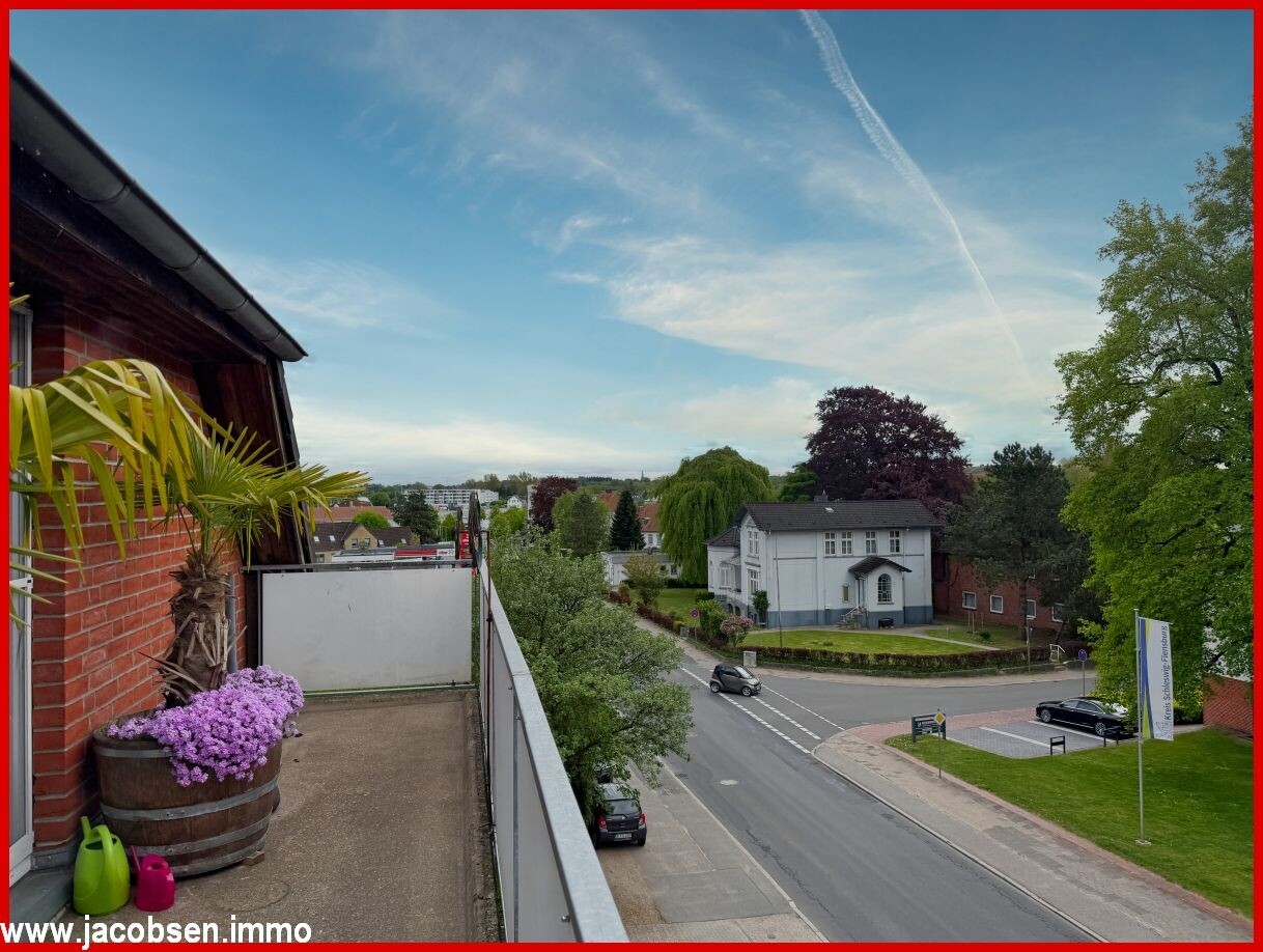 Blick vom Balkon