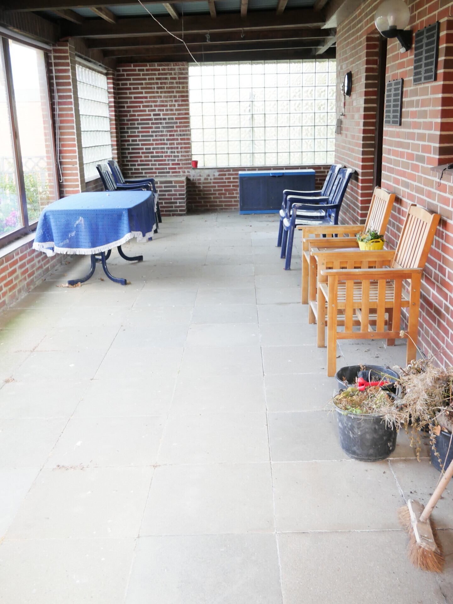 Überdachte Terrasse