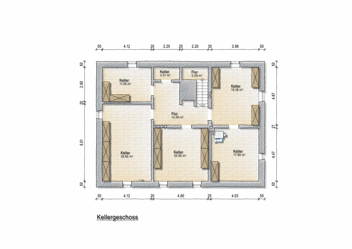 Reichlich Platz im KG