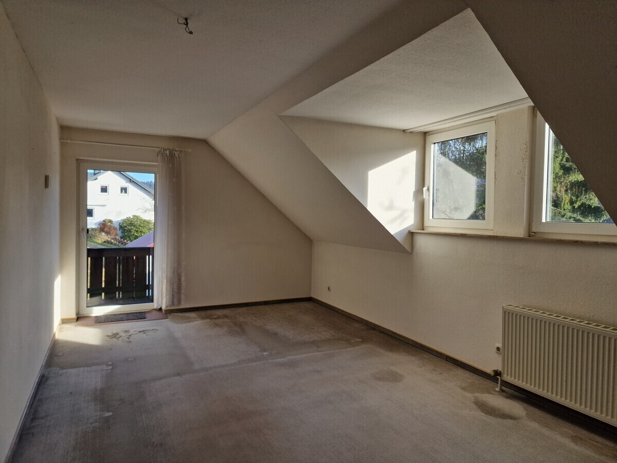 Schlafzimmer mit Balkon