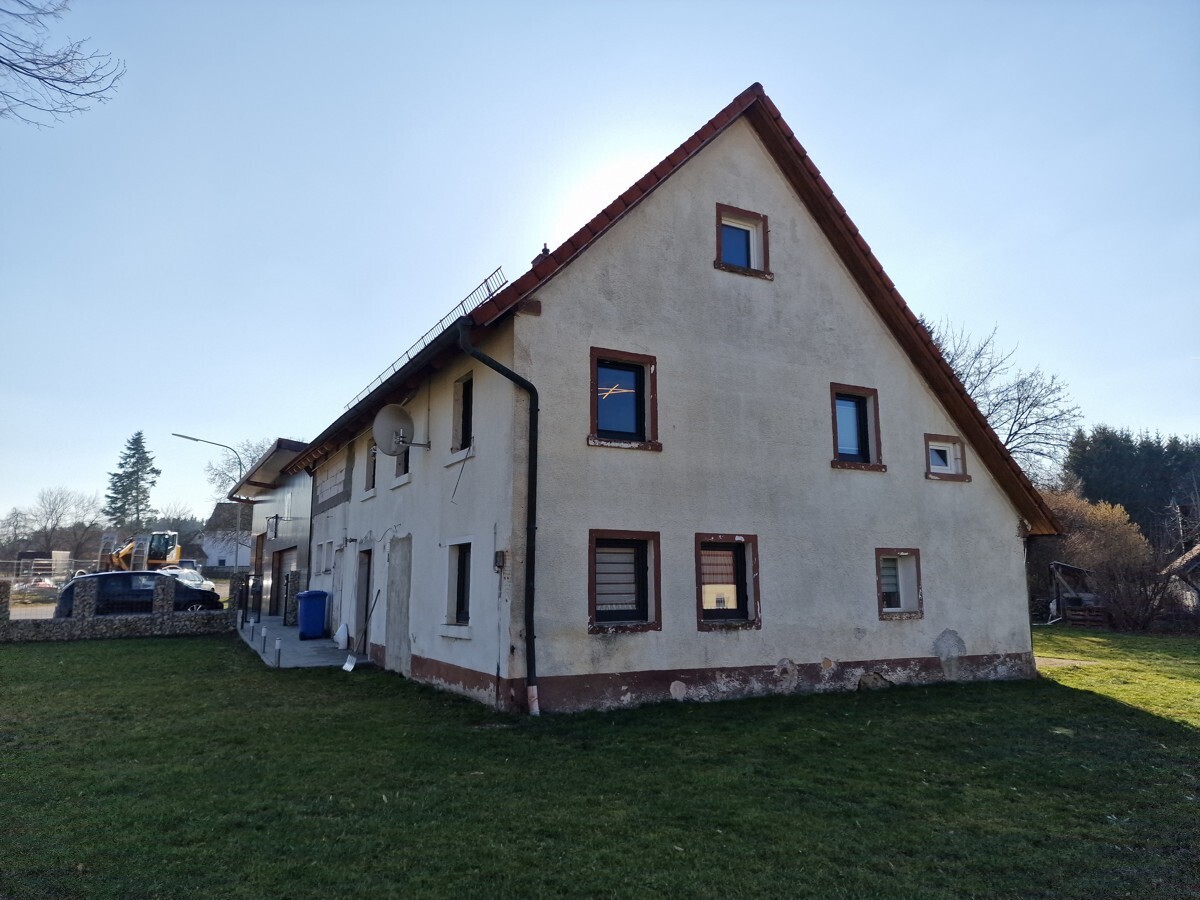 Unfertige Fassade