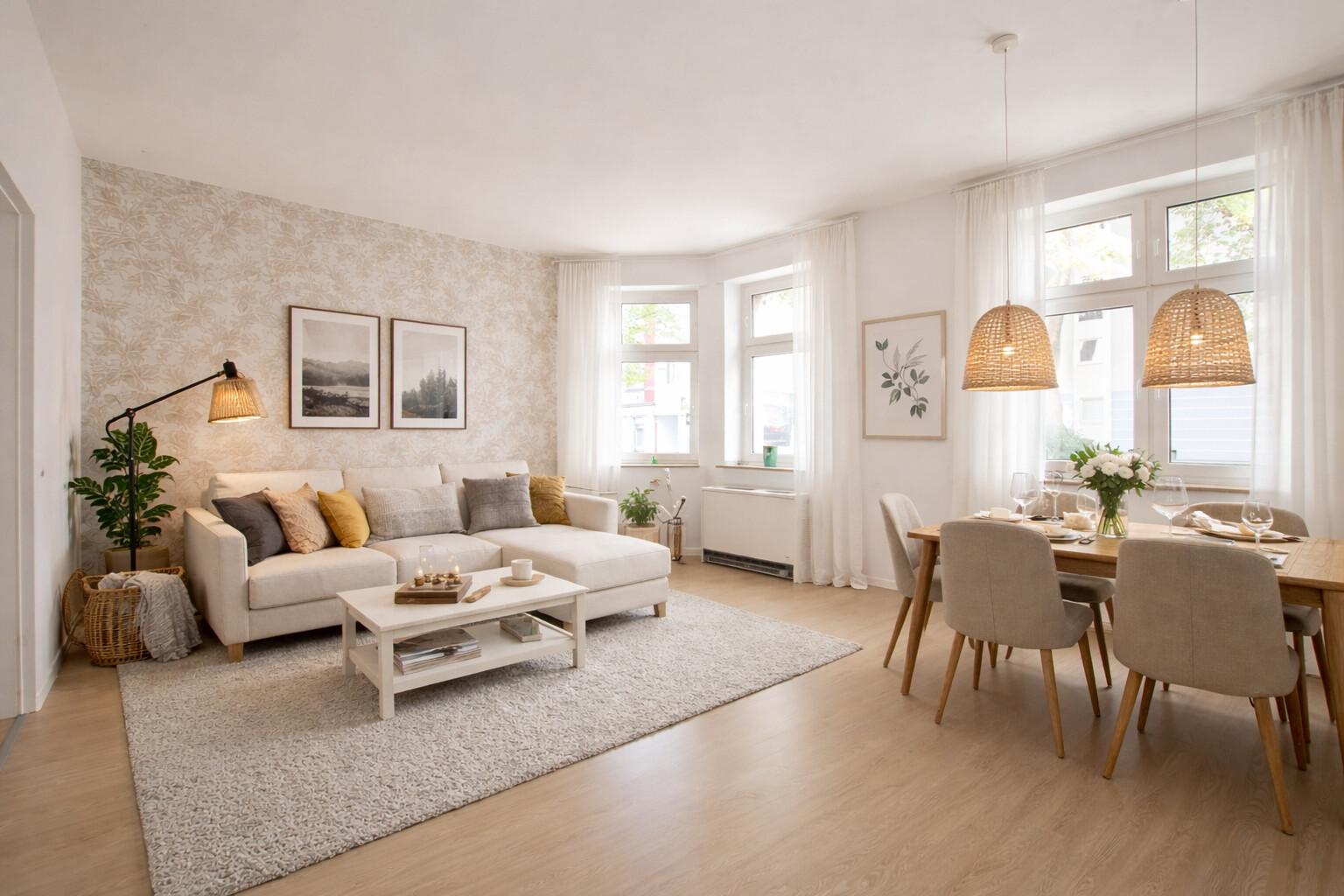 Einrichtungsbeispiel Wohnzimmer