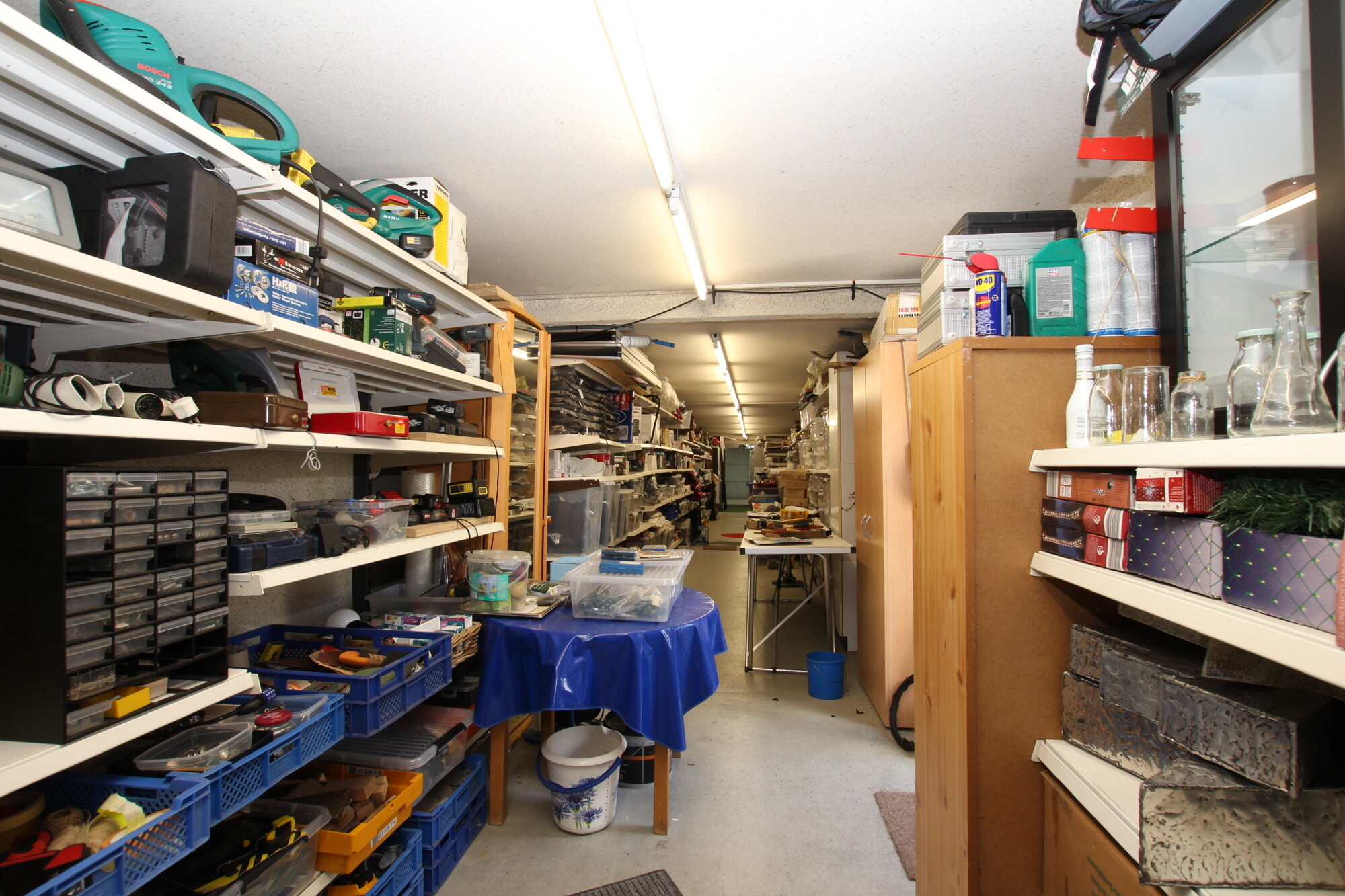 Durchgängige Garagen