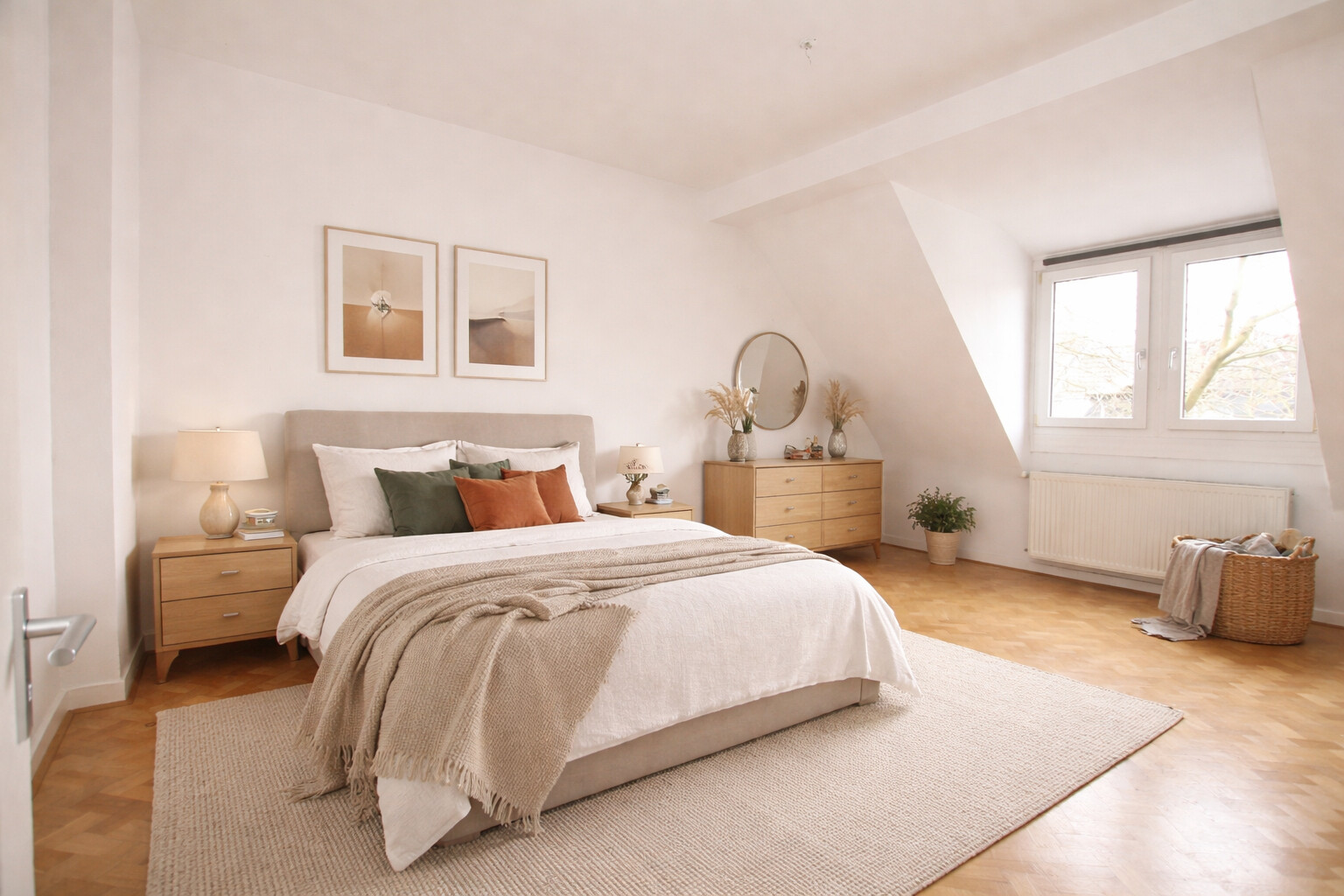 Einrichtungsbeispiel Schlafzimmer