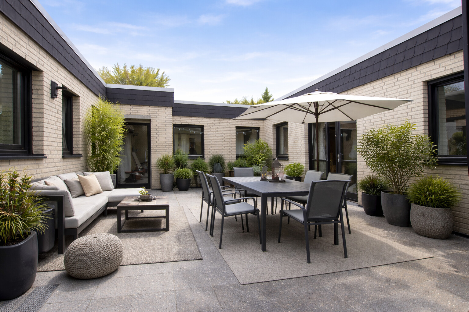Einrichtungsbeispiel Terrasse