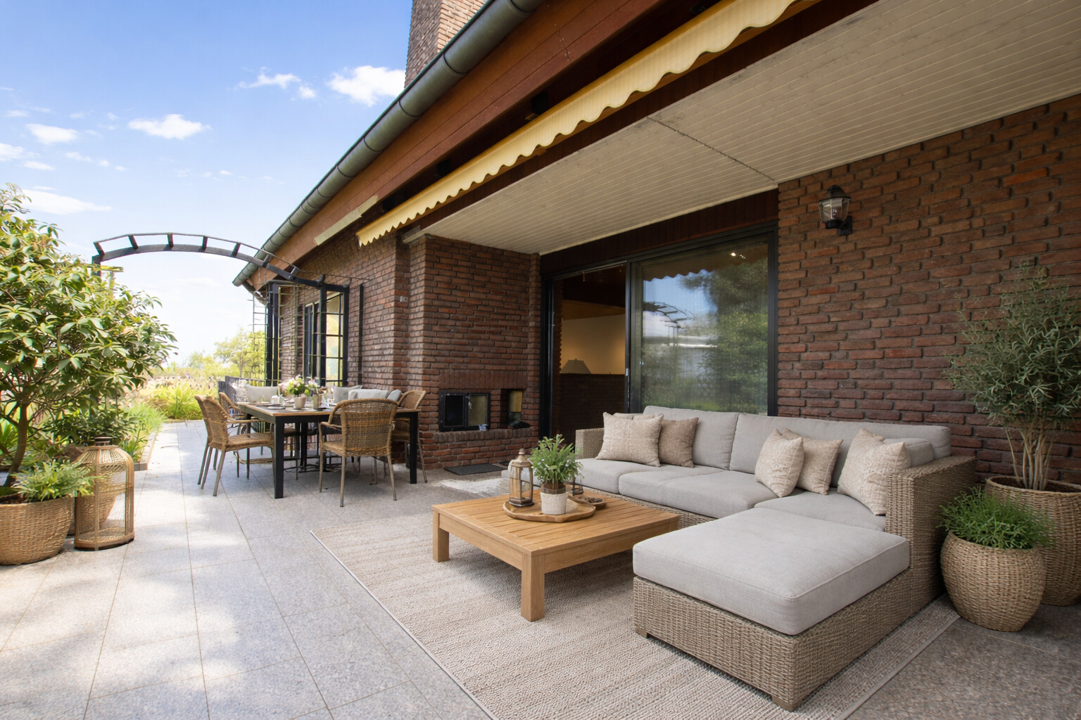 Einrichtungsbeispiel Terrasse