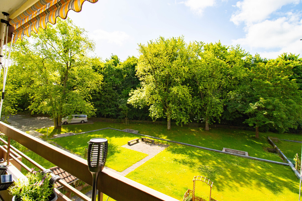 Ausblick vom Balkon