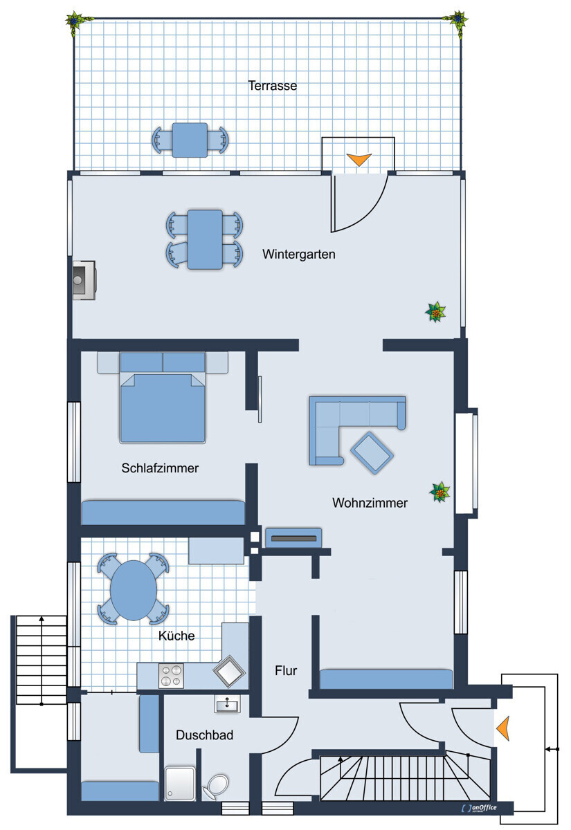 Erdgeschoss+Wintergarten