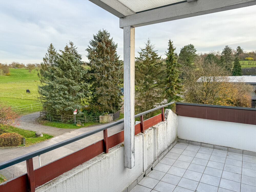 Balkon und Aussicht