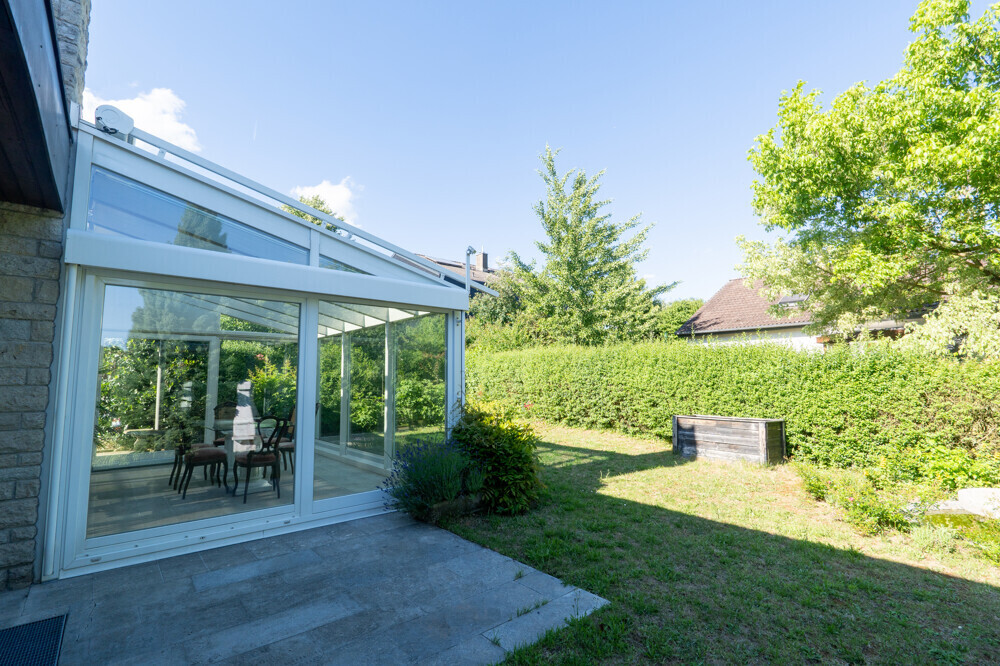 Wintergarten und Terrasse
