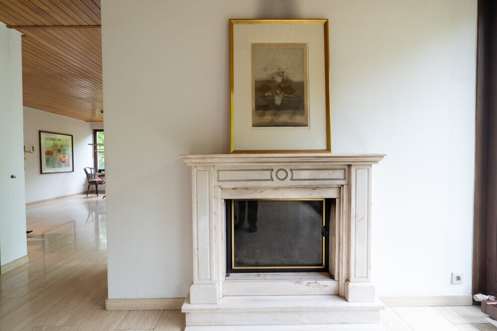 Kamin im Wohnzimmer