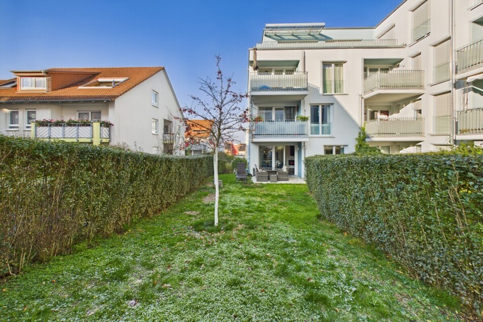Terrasse mit Garten
