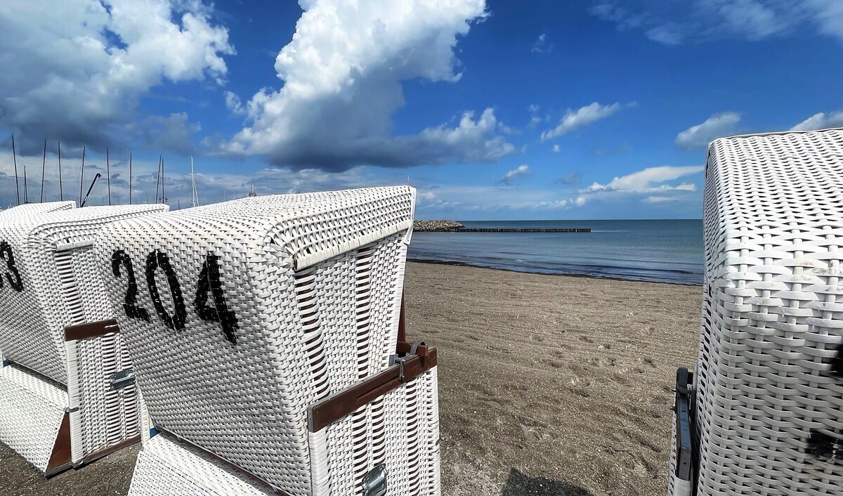 Strand am Yachthafen