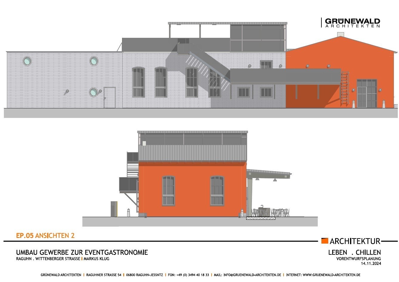 Bebauungsvorschlag - Ansichten 2