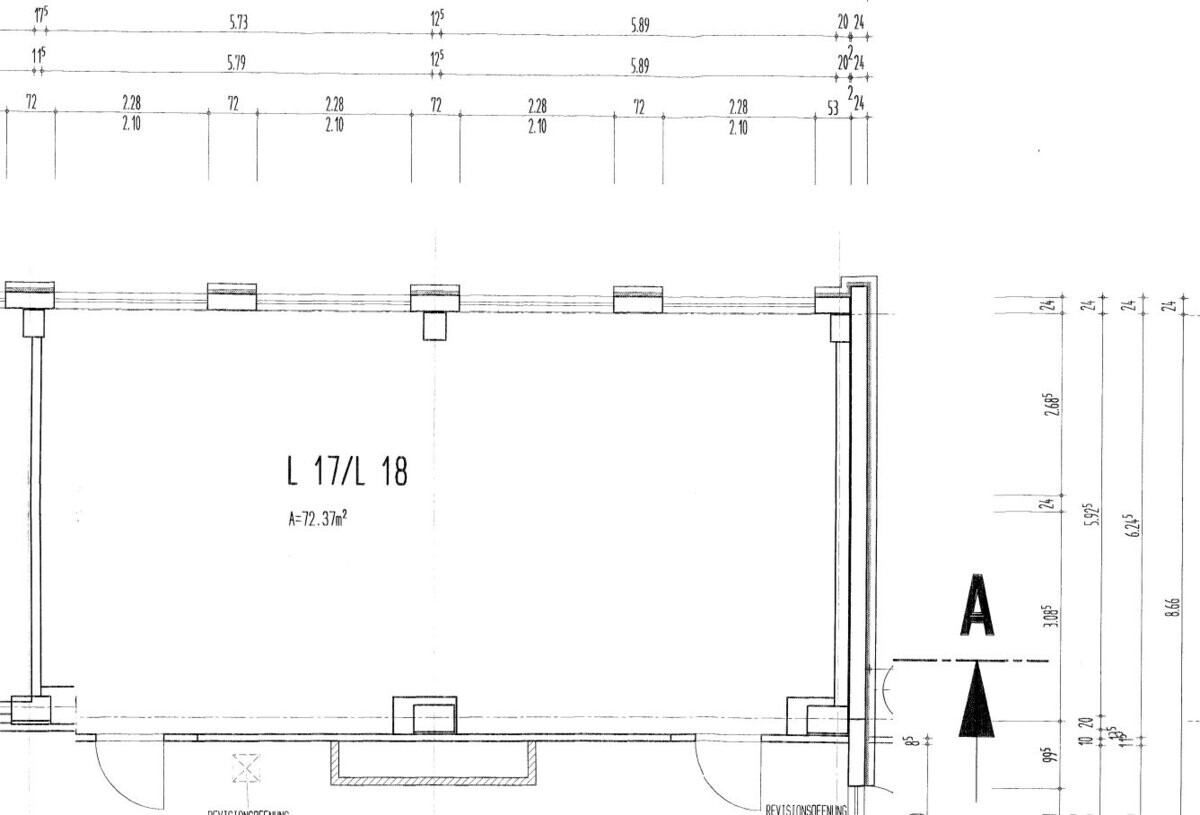 Beispielgrundriss Labor 72m²