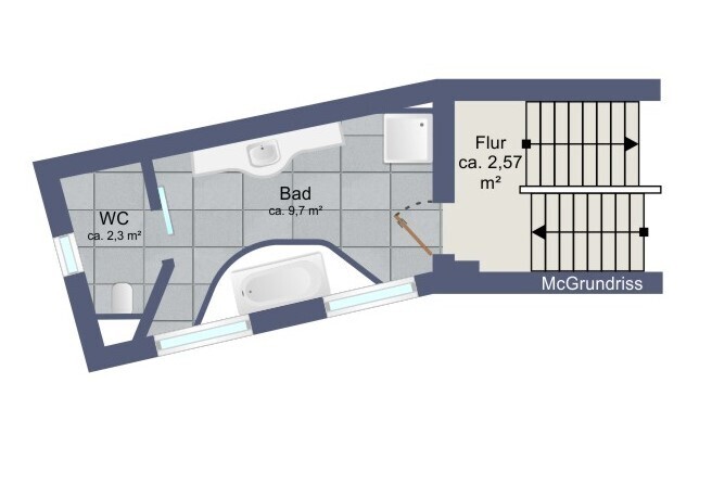 Grundriss Zwischenebene 