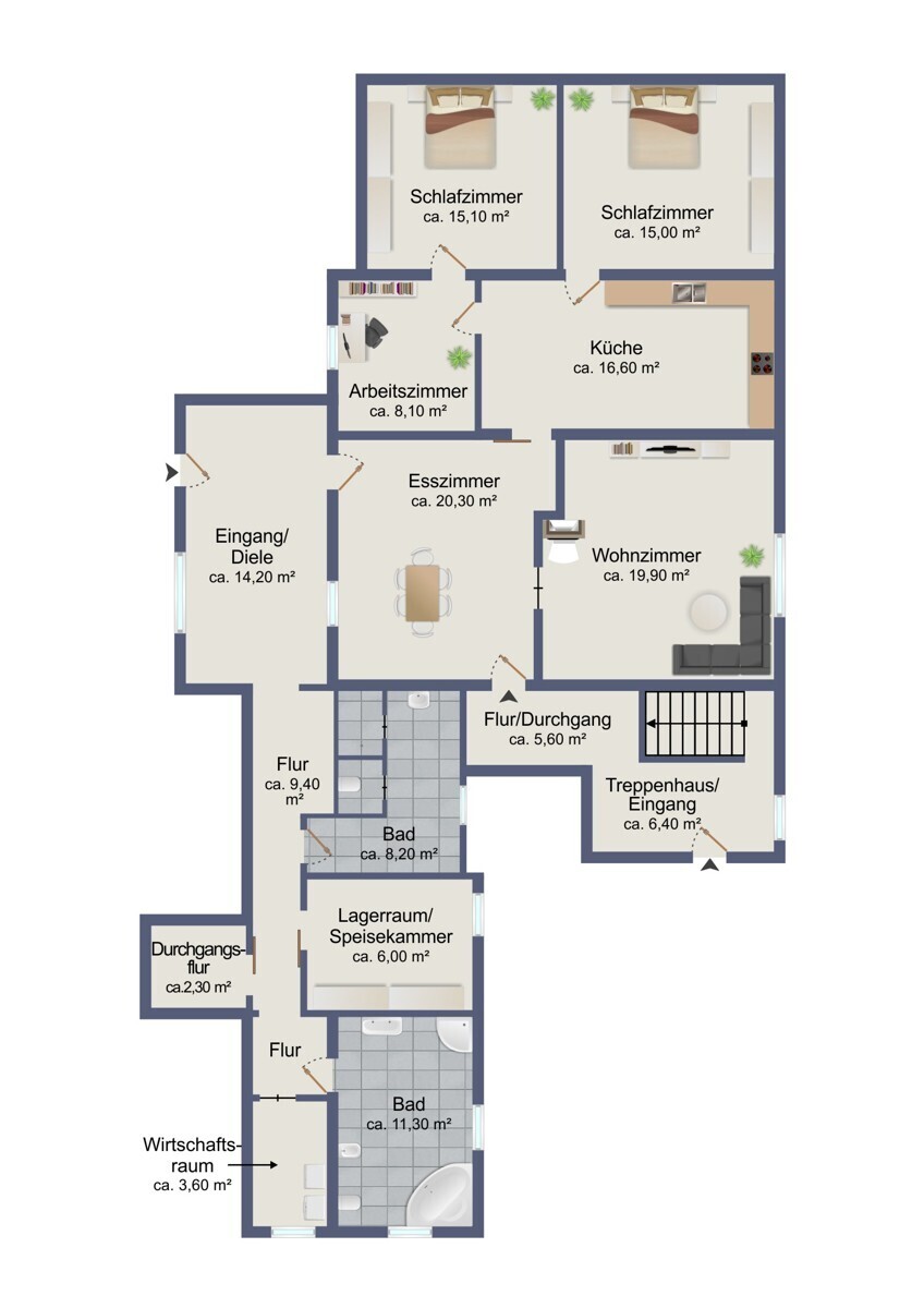 Grundriss Erdgeschoss