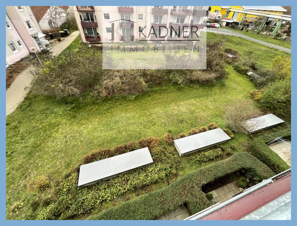 Blick vom Balkon