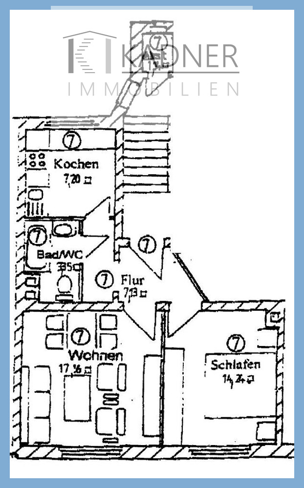 Grundriss WE7