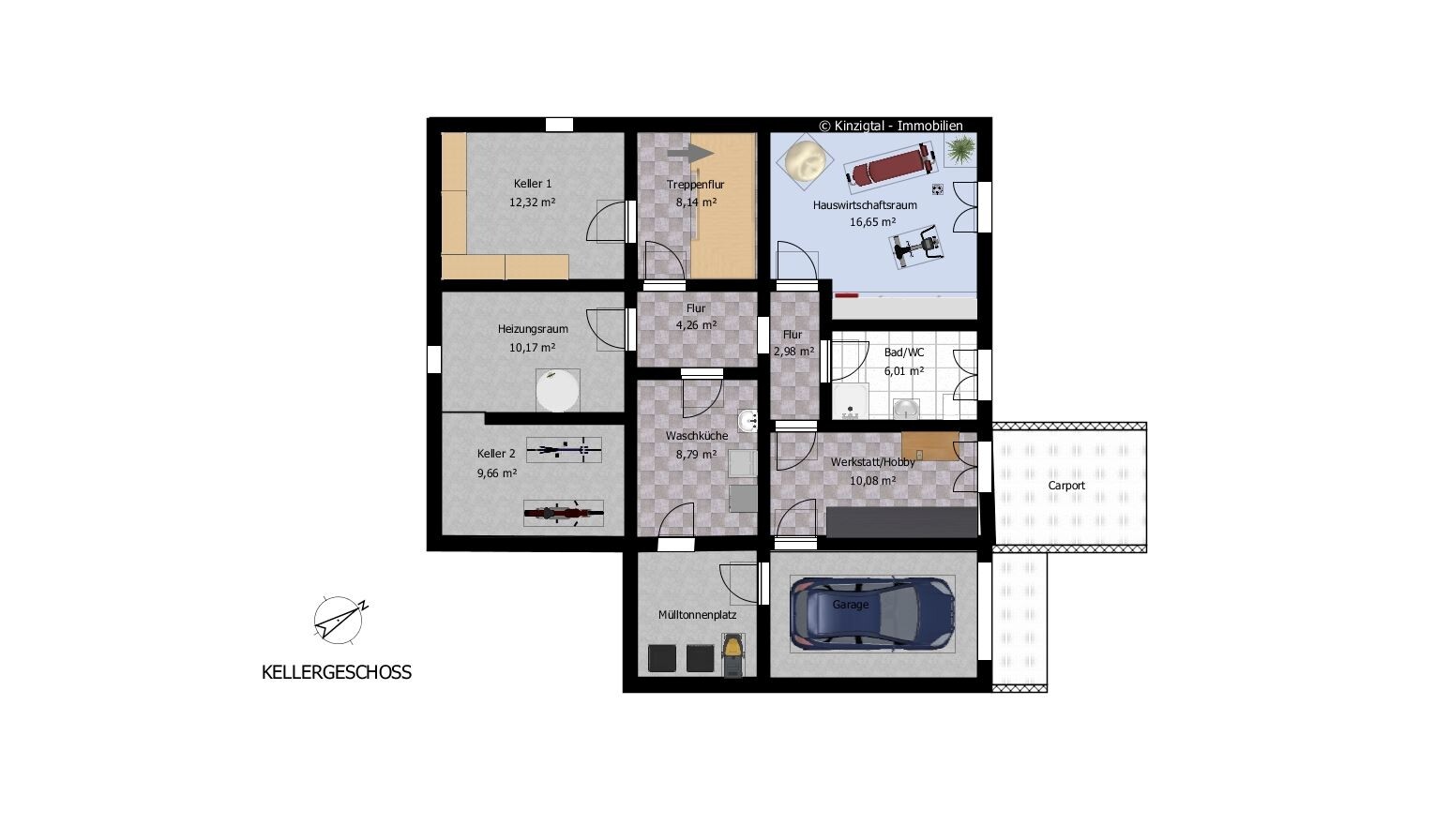 Grundriss - Kellergeschoss