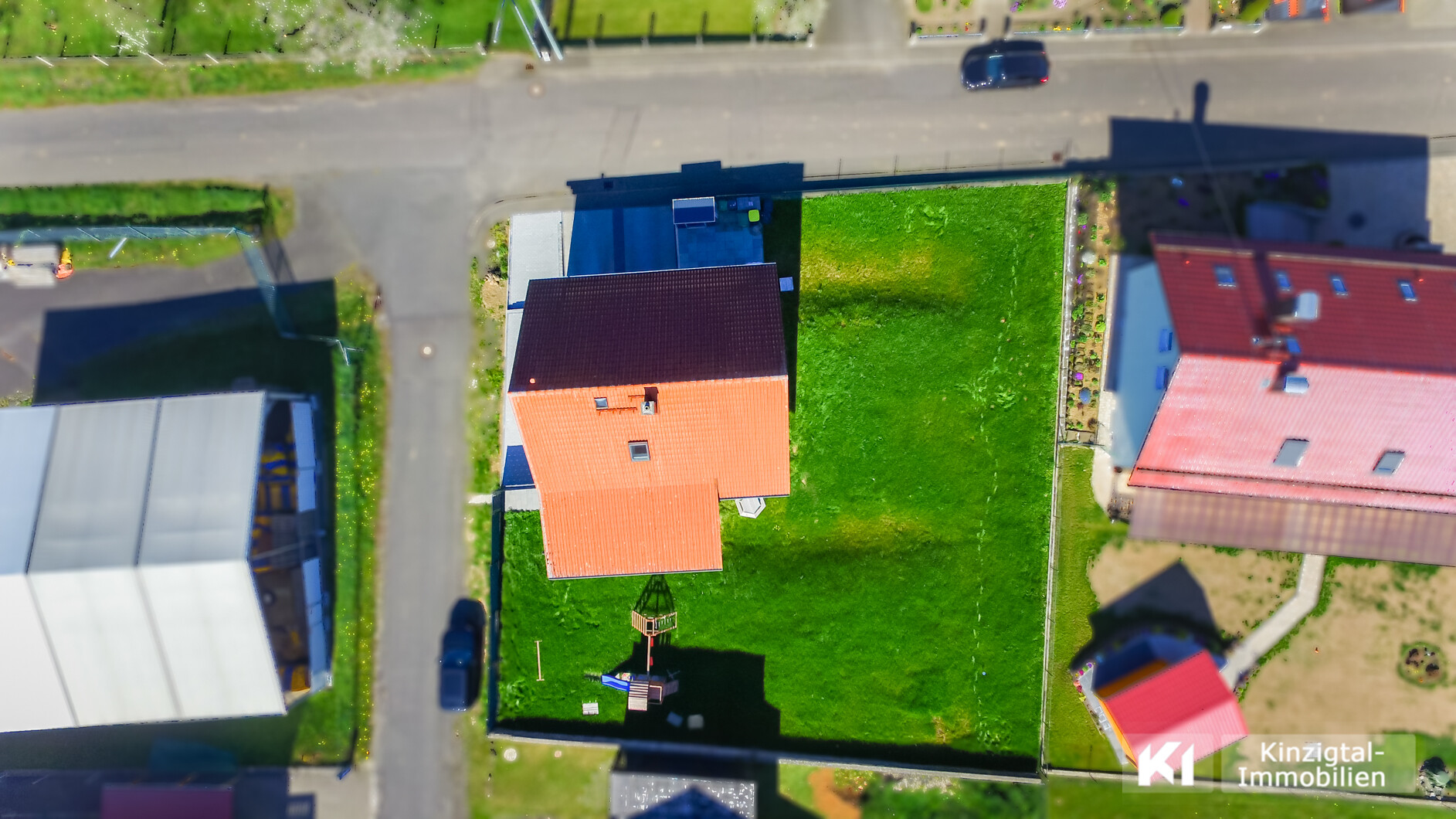 Luftbildaufnahme (Draufsicht)