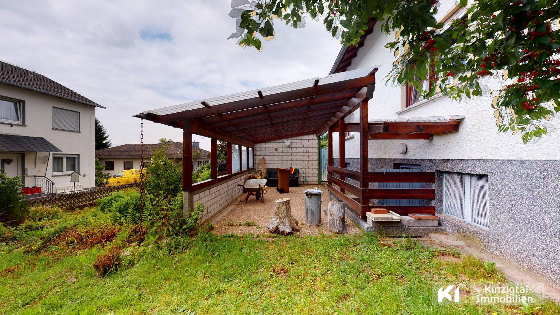 ... überdachte Terrasse