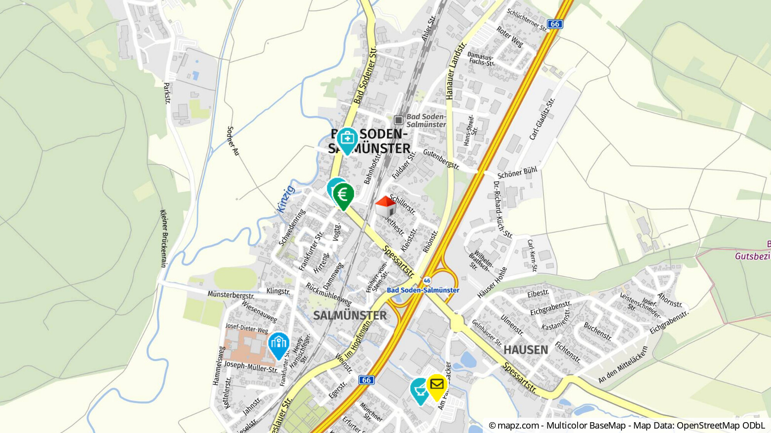 Geolyzer Kartenausschnitt