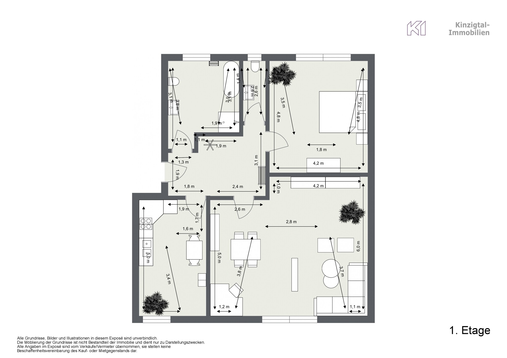 221041 - 1. Etage - 2D Floor Plan